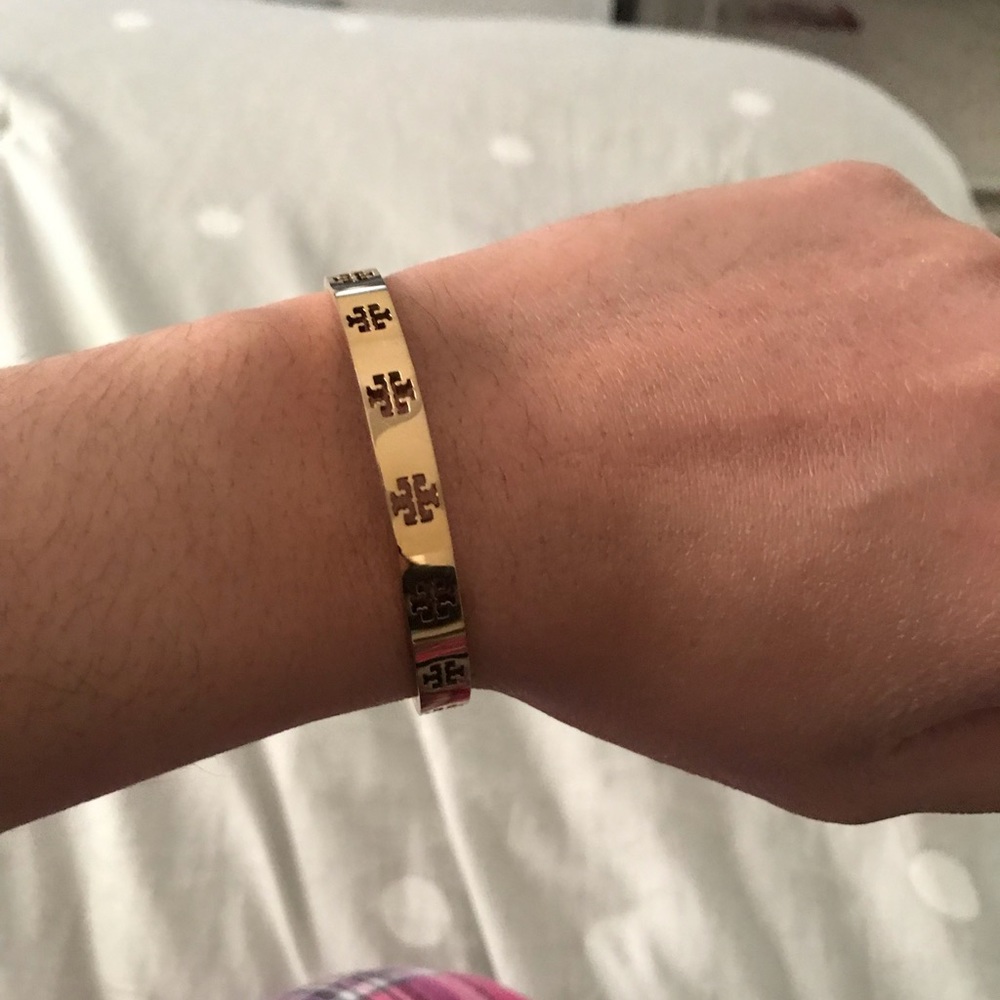 Gold Tory Burch bracelet